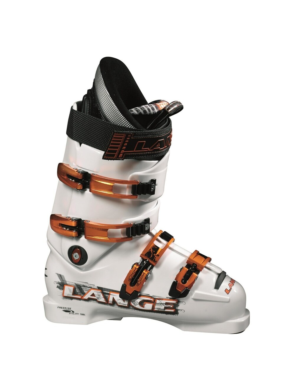 NEW Lange Freeride 110 White Ski Boots Advanced All Mtn 292 39 Mens 6 Womens 7